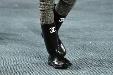 chanel high rain boots|chanel rain boots 2022.